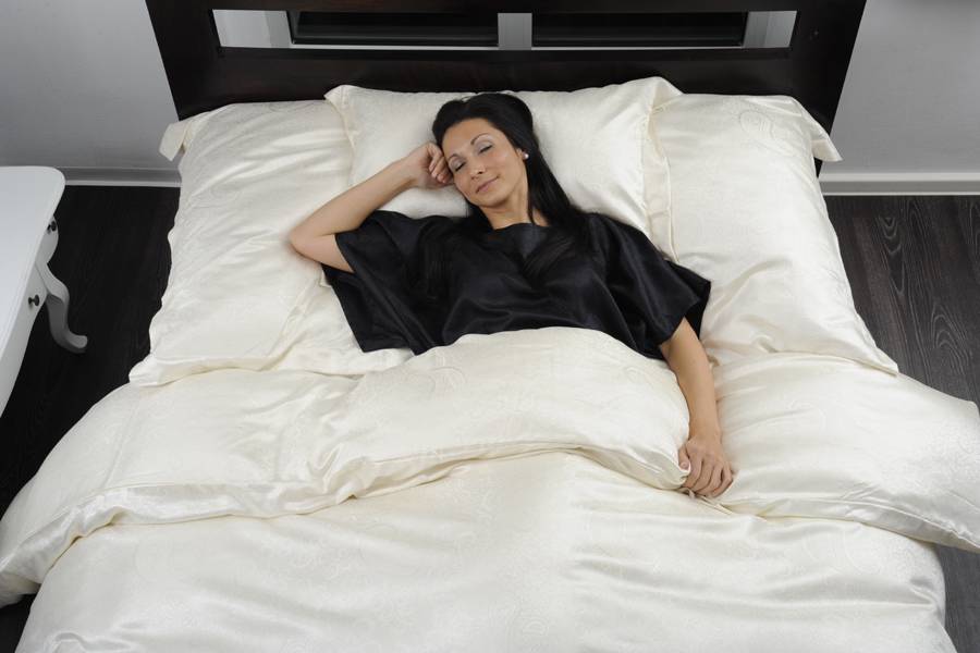 Zijde, de uitkomst voor de slaapkamer in de lente!