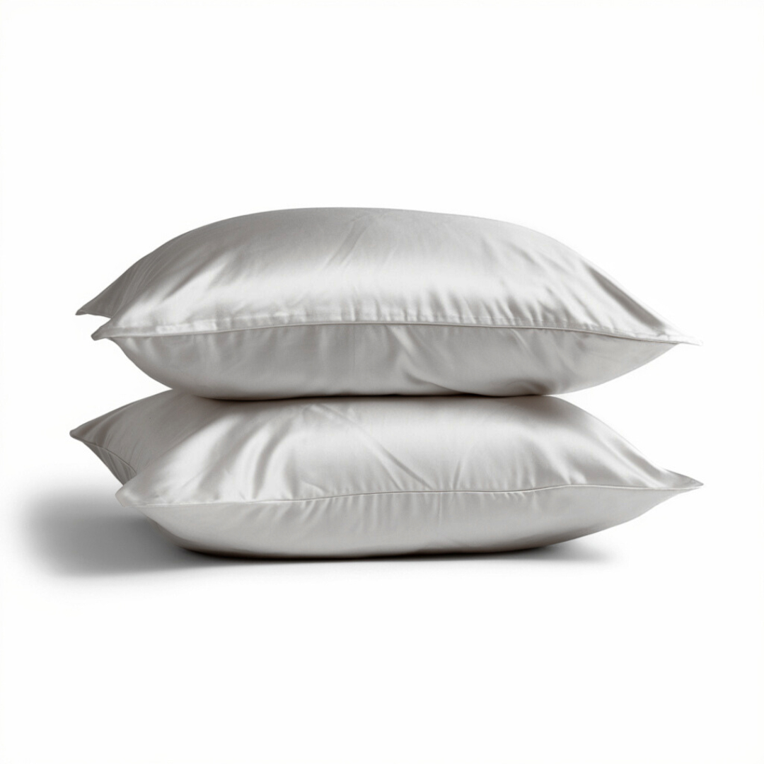 2x Zijden Kussensloop Maanlicht - 22MM