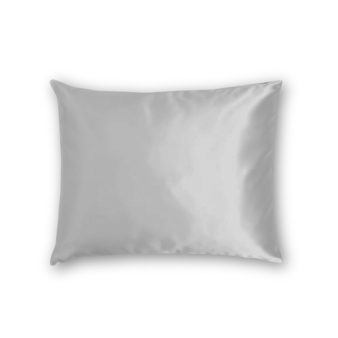 Poligino Zijden kussensloop, 100% zijde, 50 x 70 cm, superzacht zijden kussensloop, 22 momme, allergiearme kussenslopen voor bescherming van haar en huid, 1 stuk ademende kussensloop, donkerblauw