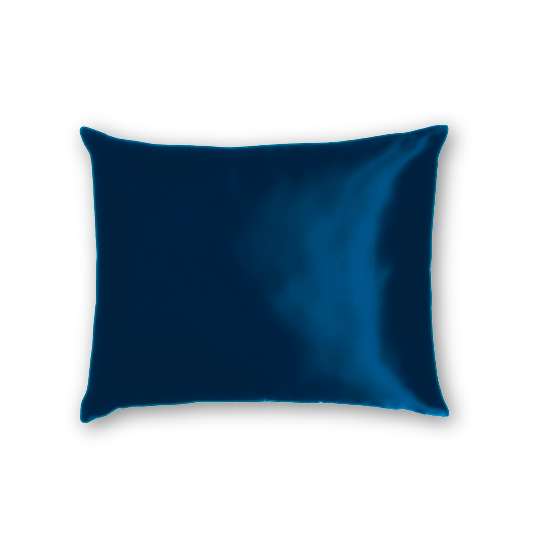 Zijden Kussensloop Blauw - 19MM
