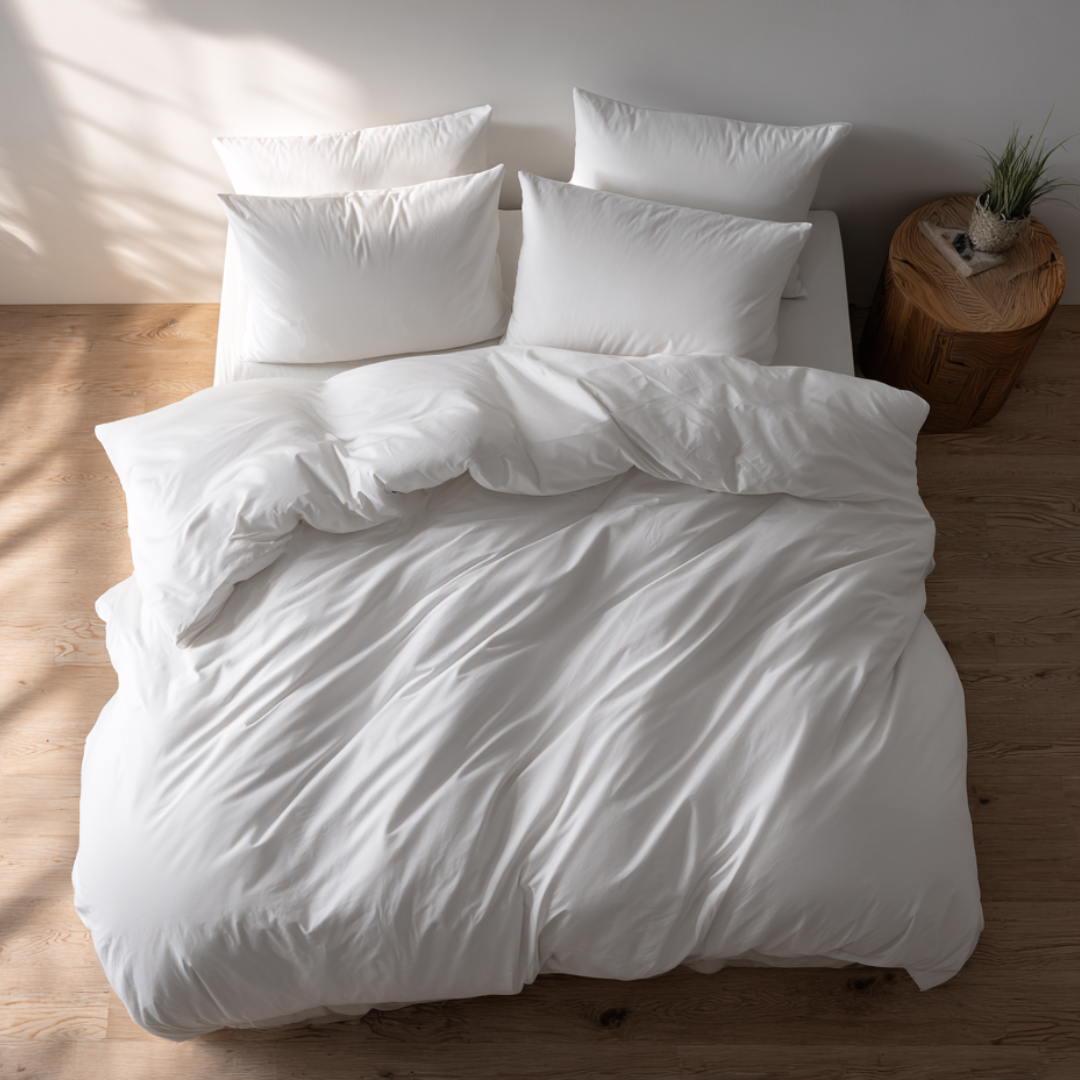 Zijden hoofdkussen Harmony - 100% moerbeizijde & Katoenen Tijk