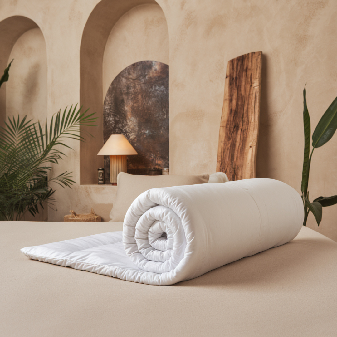 Zijden 4 Seizoenen dekbed set Oasis (175+300 g/m2) - bamboe tijk