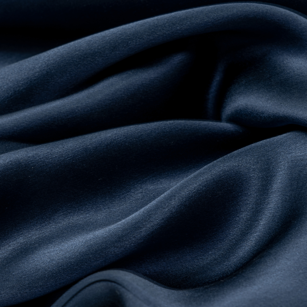 2x Zijden Kussensloop Blauw - 19MM