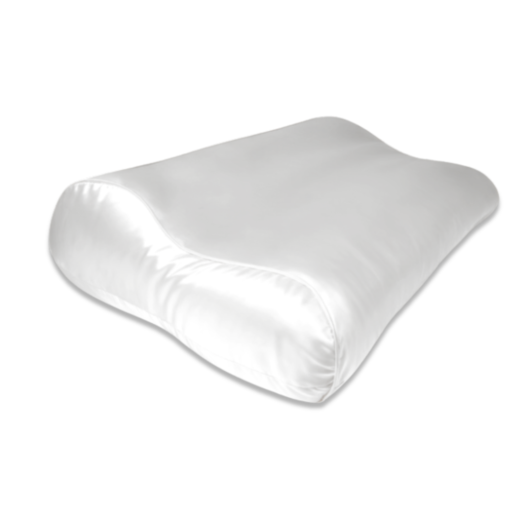 Zijden Kussensloop ergonomisch Wit - 19MM