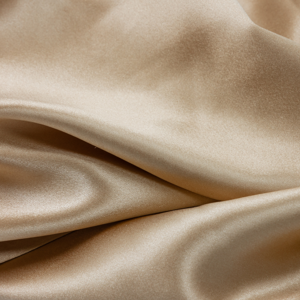 4x Zijden Kussensloop Donker Champagne Ergonomisch - 19MM