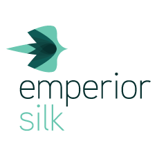 Zijden dekbedovertrek Verdi Ivoor - 22MM