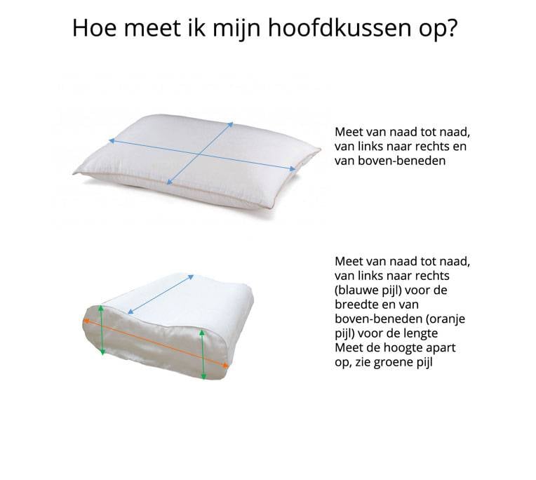 Zijden Kussensloop ergonomisch Ivoor - 22MM