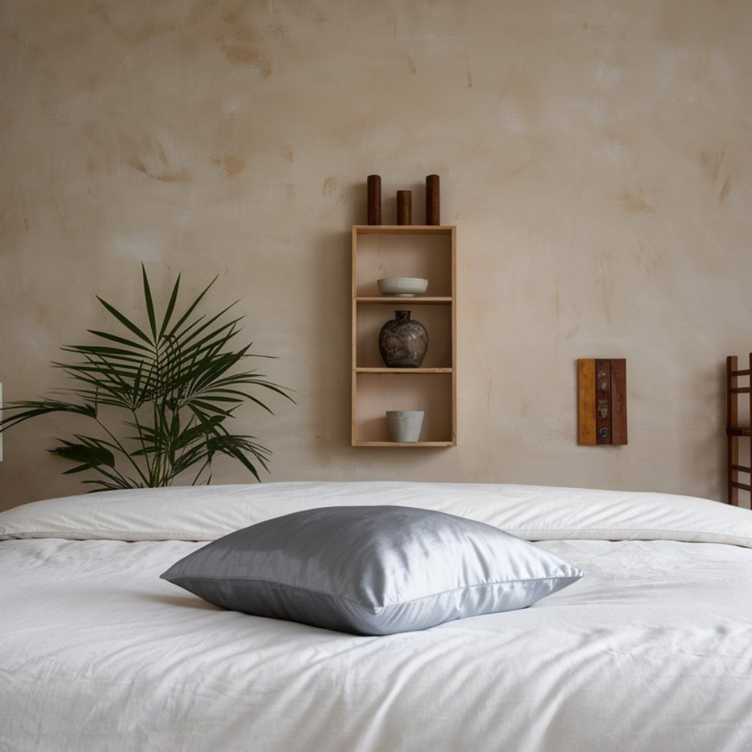 4x Zijden Kussensloop Maanlicht - 22MM