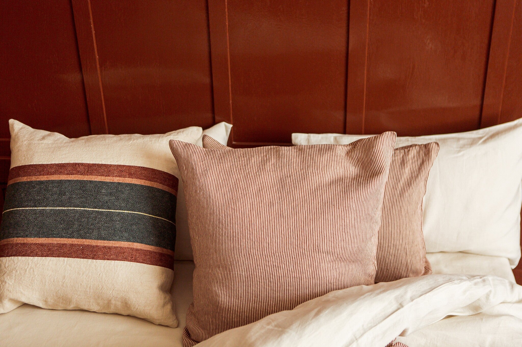 Libeco Linnen Kussensloop - Swimmers - Stripe