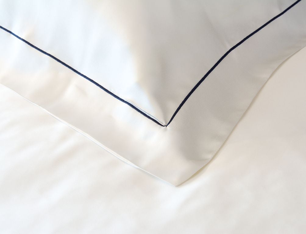 100%  Zijden dekbedovertrek Vivaldi Ivoor - 22MM