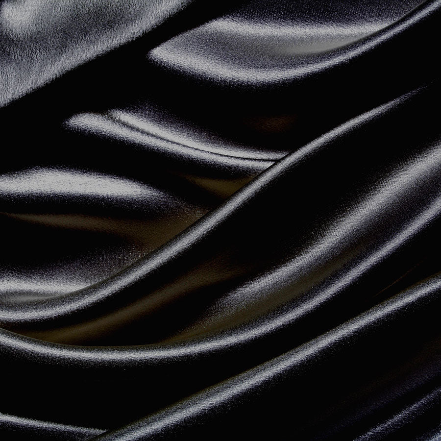 Zijden dekbedovertrek Verdi Zwart - 22MM