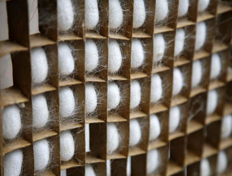 Handgespreid zijden dekbed, wat is dat?