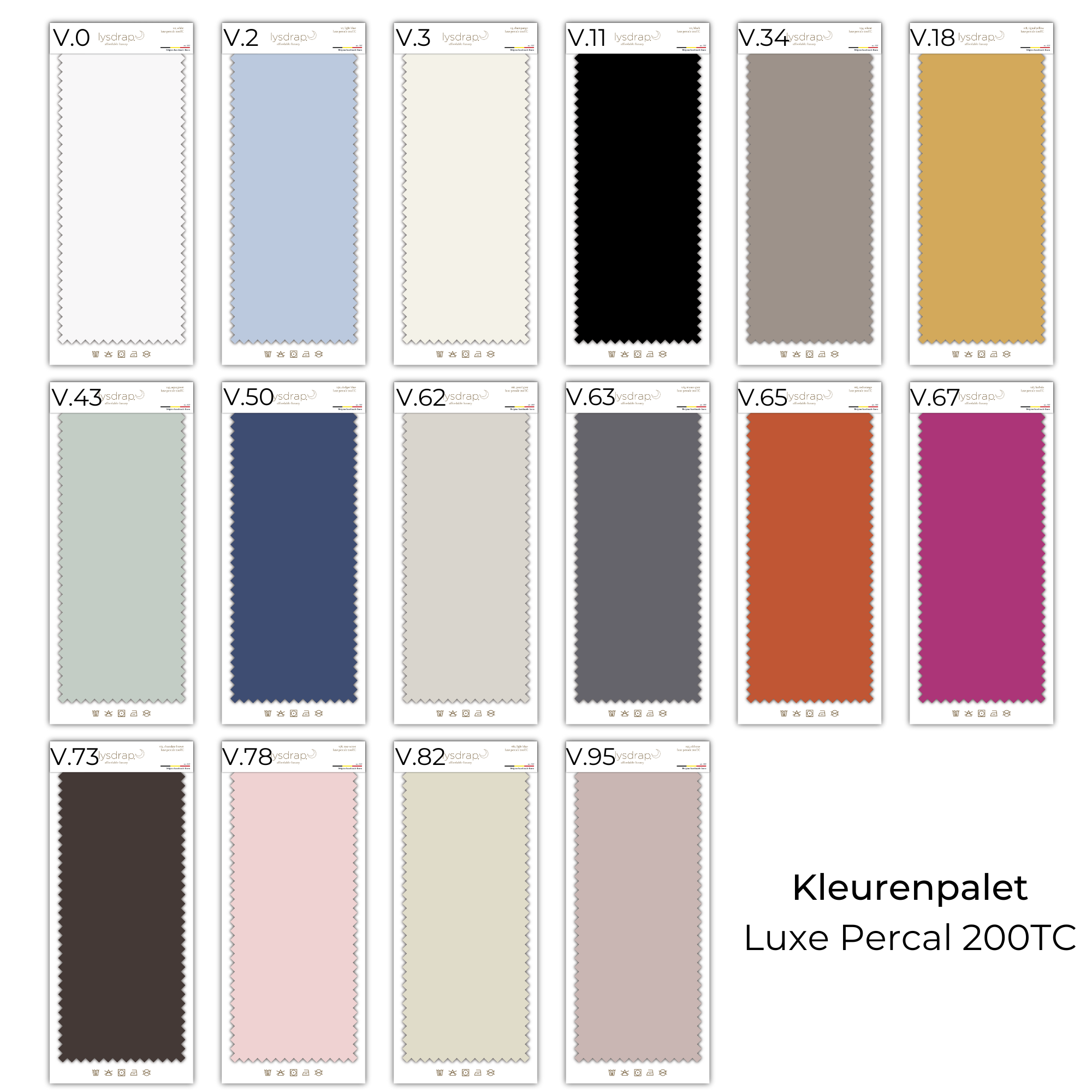 Egyptisch Katoen Luxe Percal 200TC Dekbedovertrek - Quadrat