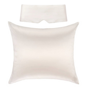 Perfect Sleep Set Ivoor - Kussensloop & Slaapmasker