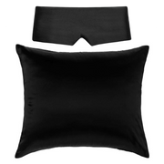 Perfect Sleep Set Zwart - Kussensloop & Slaapmasker