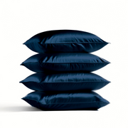 4x Zijden Kussensloop Blauw - 19MM