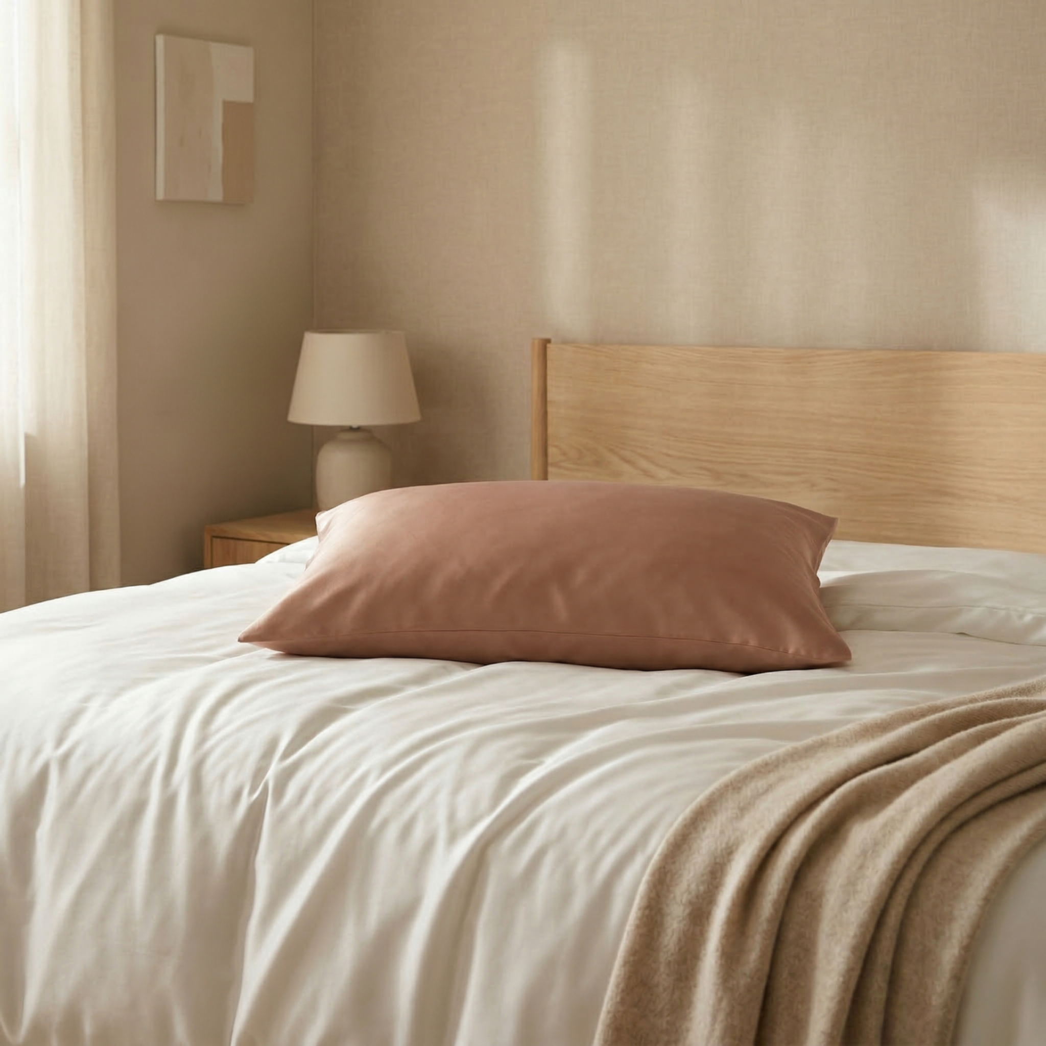 Zijden Kussensloop Golden Sand - 22MM