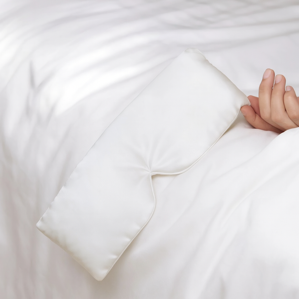 Perfect Sleep Face Mask van Zijde 22MM - Wit