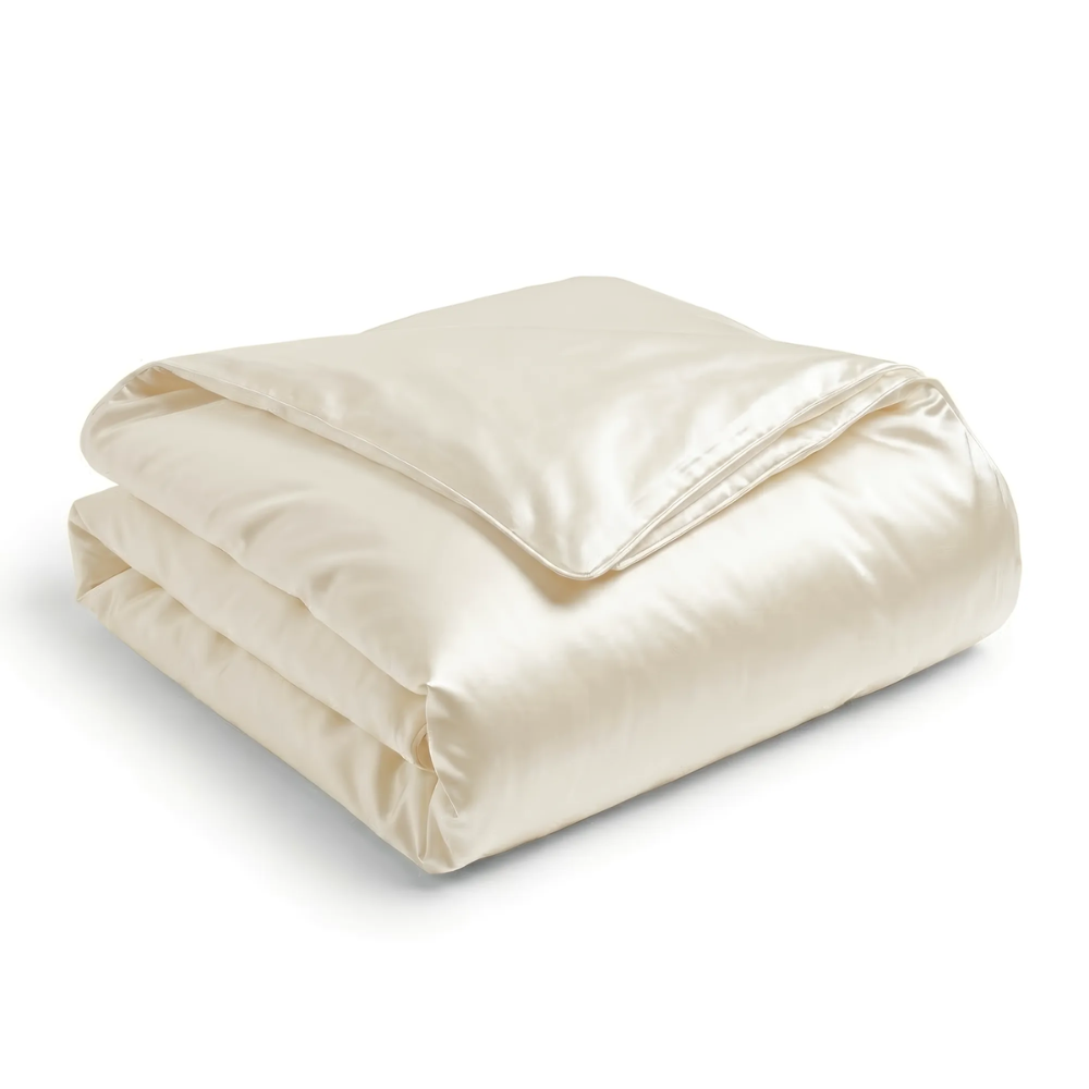 Serene zomerdekbed van 100% zijde 175 g/m² – zijden tijk