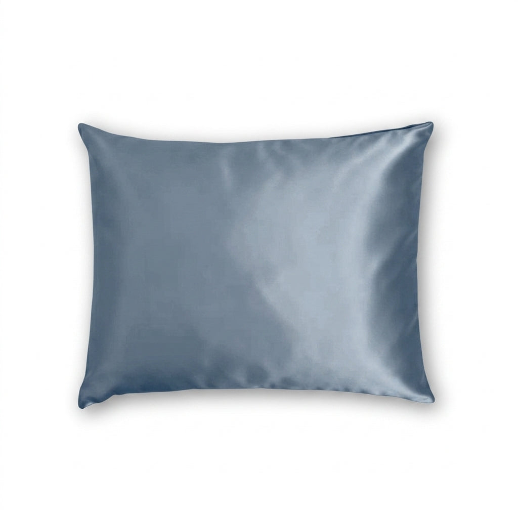 Zijden Kussensloop Evening Blue - 22MM