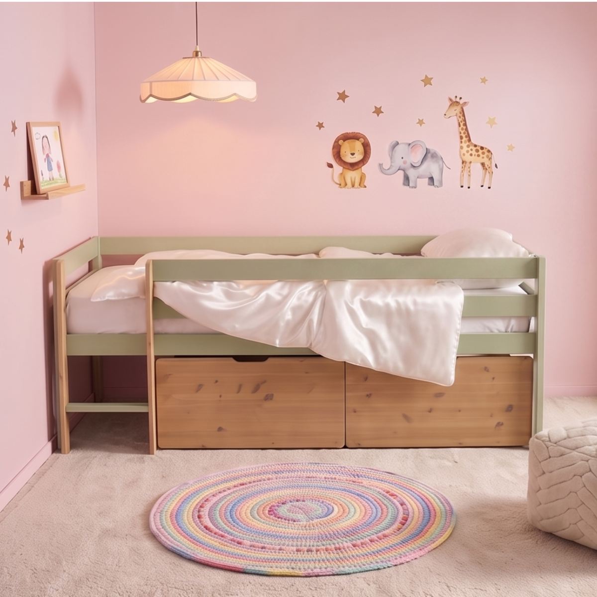 Serene zijden kinderdekbed 270 g/m² – zijden tijk