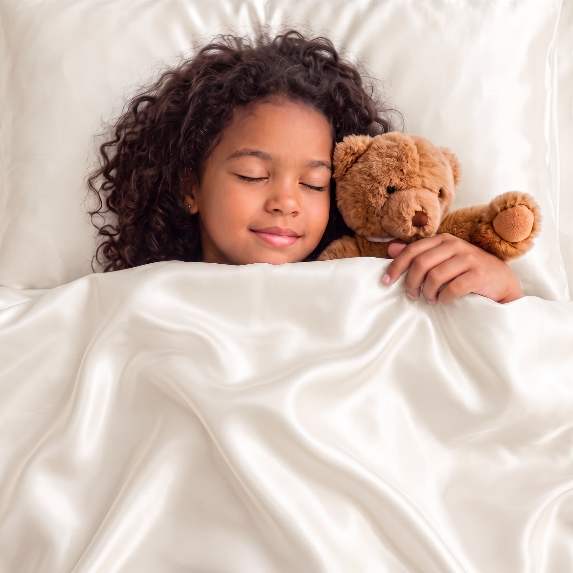 Serene zijden kinderdekbed 270 g/m² – zijden tijk