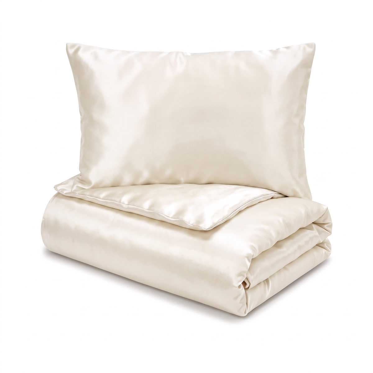 Serene zijden kinderset – kinderdekbed 100×140 + kinderkussen 35×50
