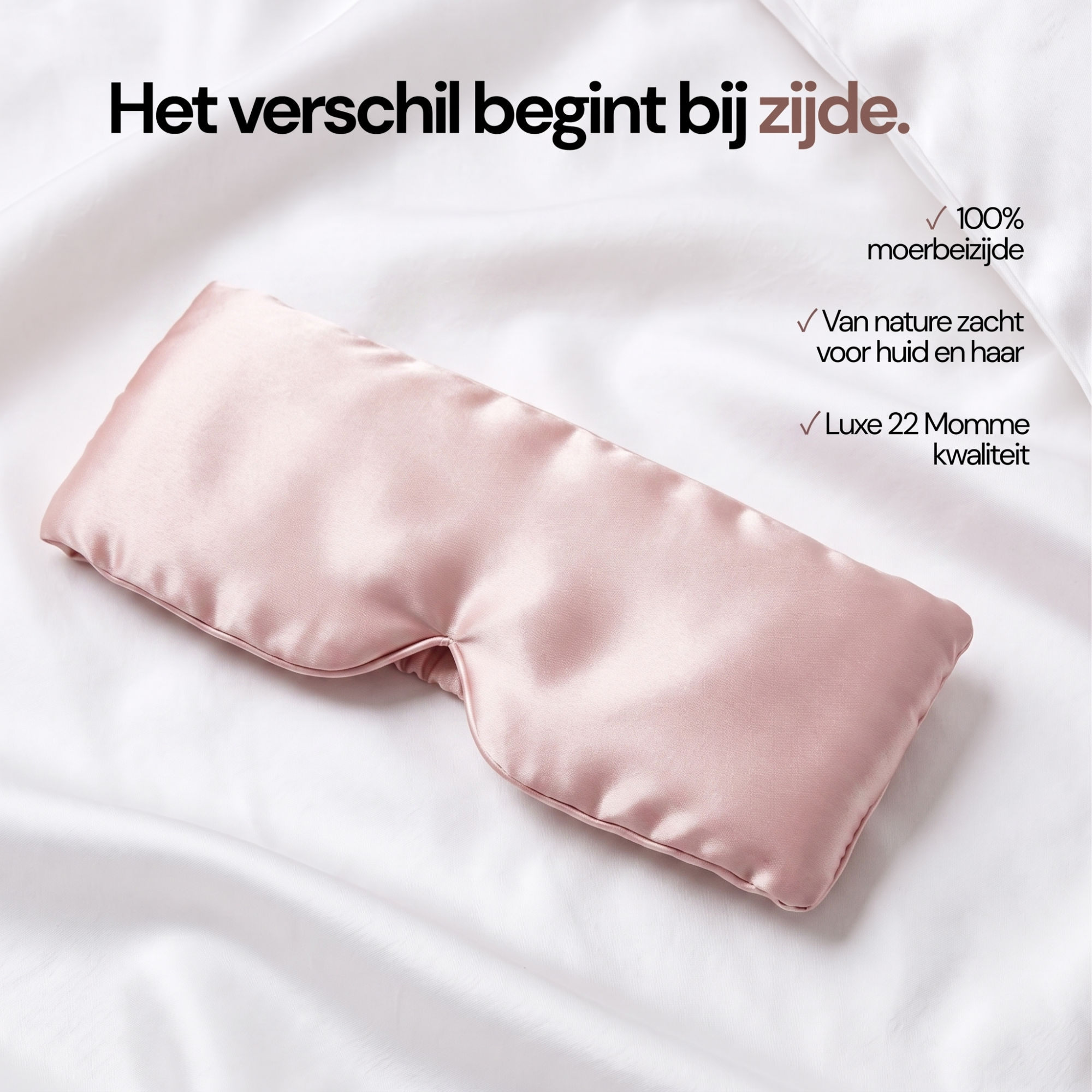 Perfect Sleep Face Mask van Zijde 22MM - Lavender Mist