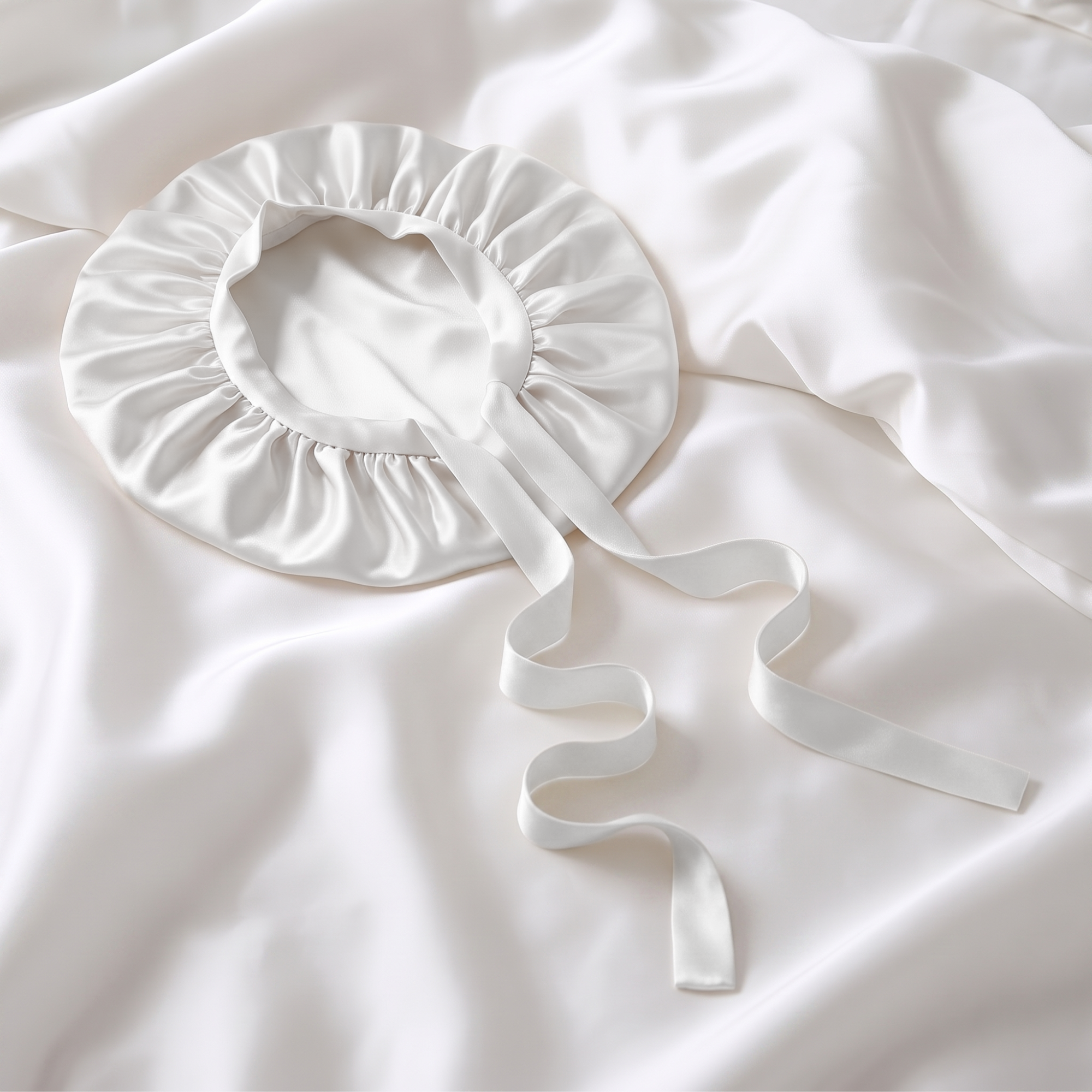 Ribbon Bonnet Cloud White - 19MM