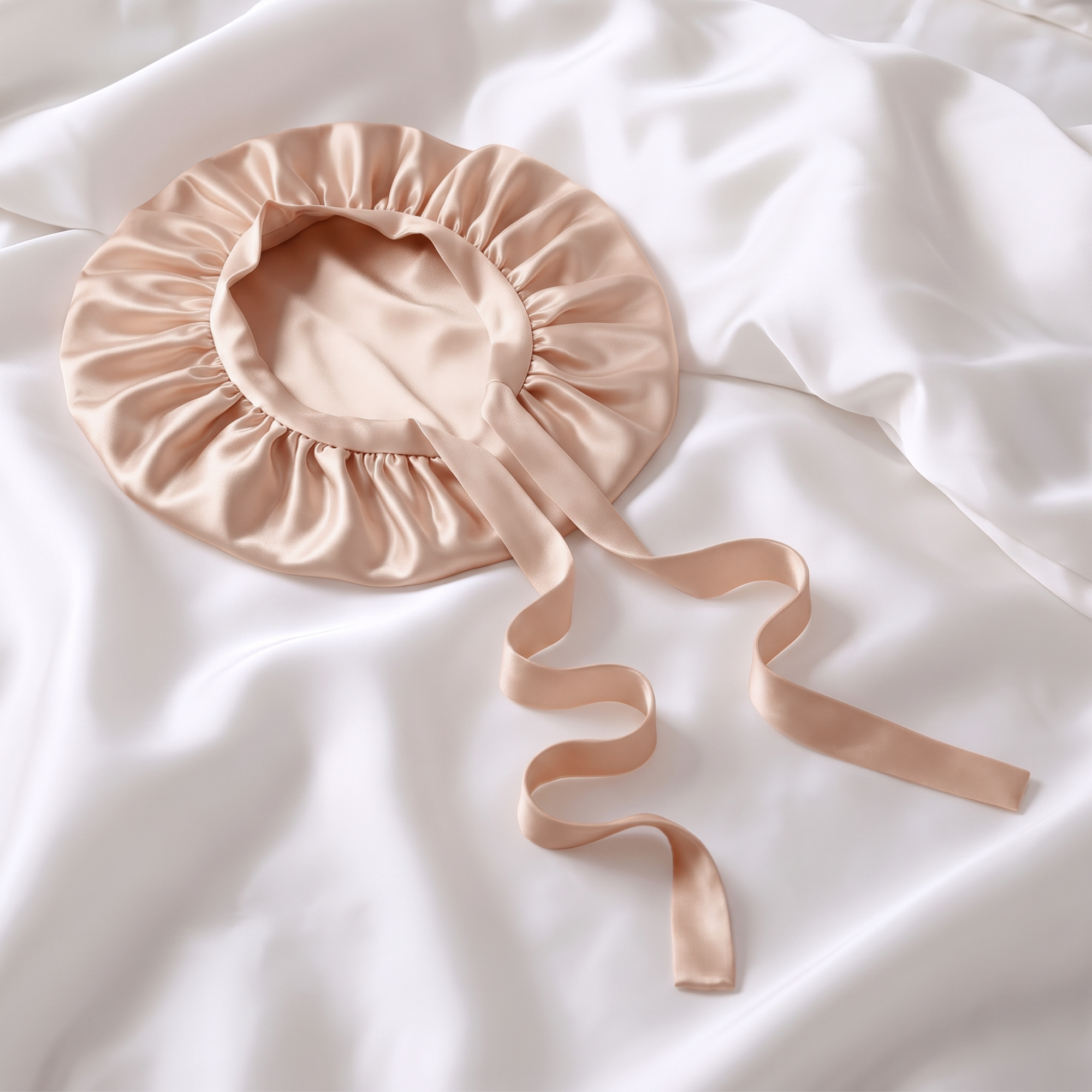 Ribbon Bonnet Peach Blush - 19MM