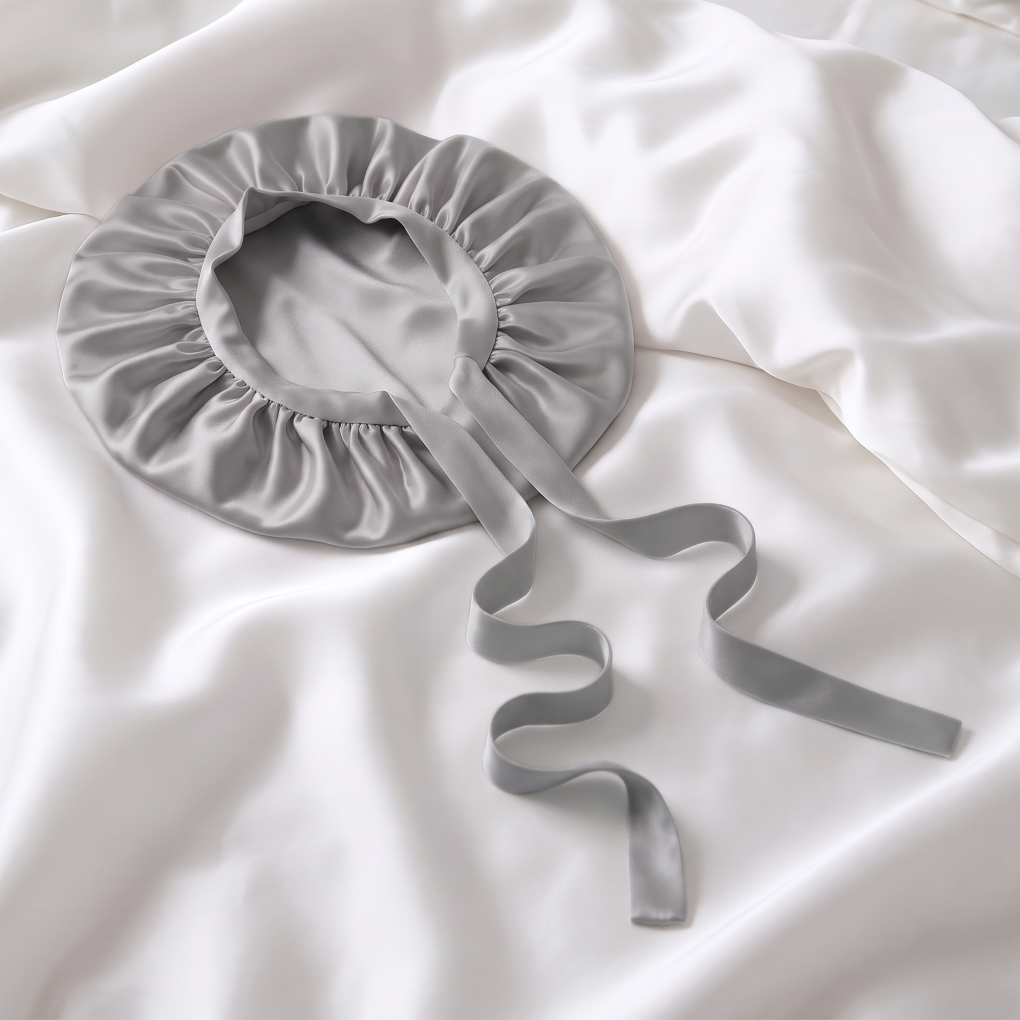 Ribbon Bonnet Pearl Grey - 19MM