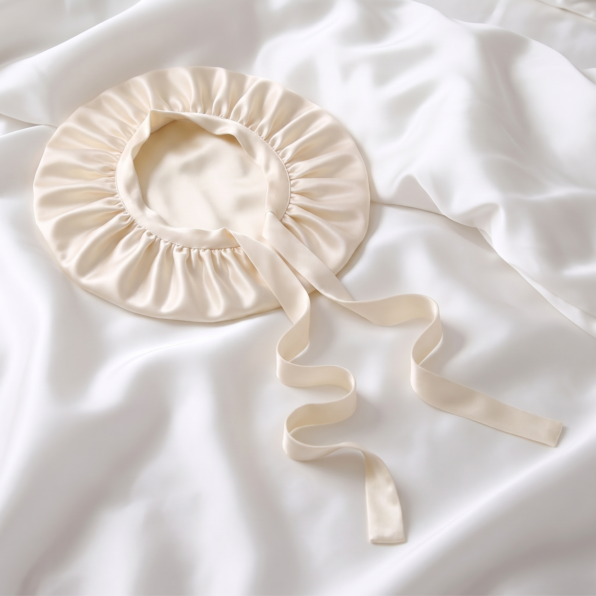 Ribbon Bonnet Soft Ivory - 19MM