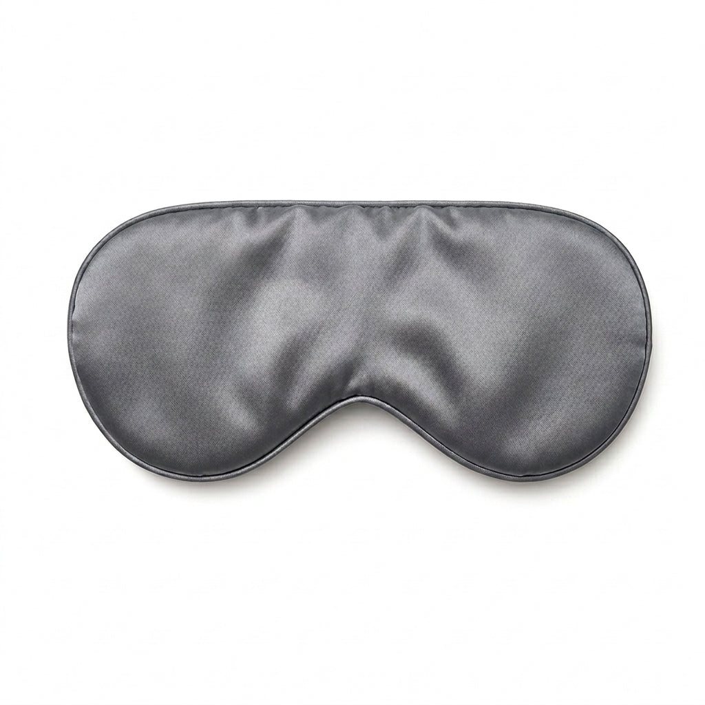 Luxe zijden slaapmasker gevuld met zijde - Midnight Shadow