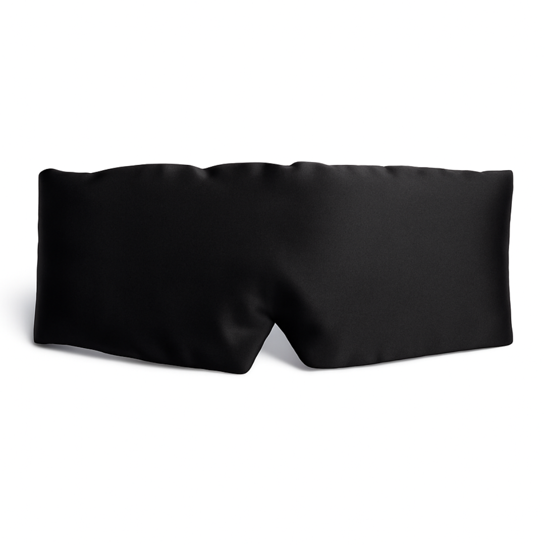 Perfect Sleep Face Mask van Zijde 22MM - Zwart