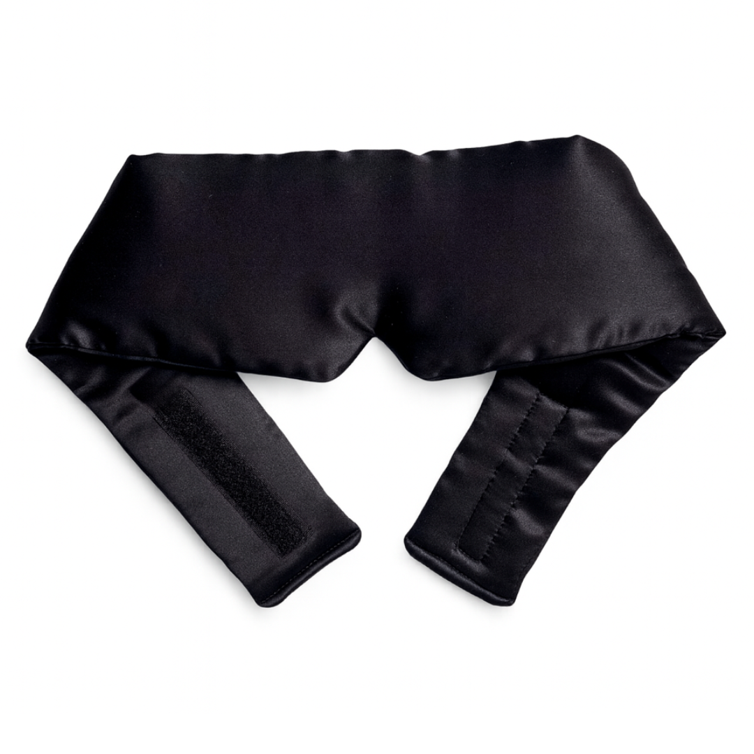 Perfect Sleep Face Mask van Zijde 22MM - Zwart