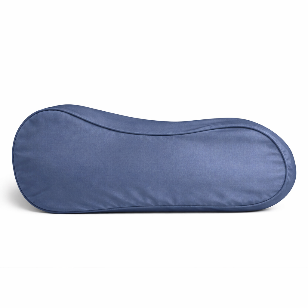 Zijden Kussensloop ergonomisch Evening Blue - 22MM