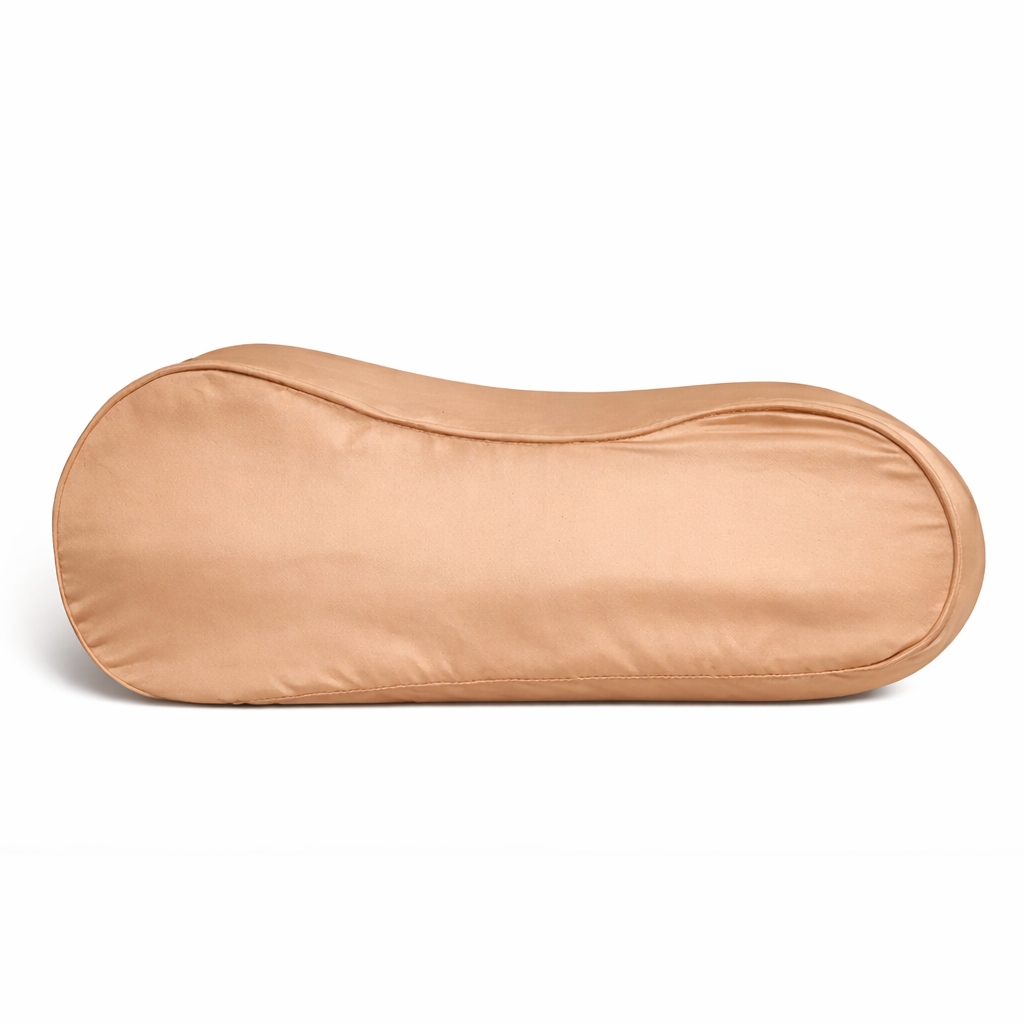 Zijden Kussensloop ergonomisch Golden Sand - 22MM