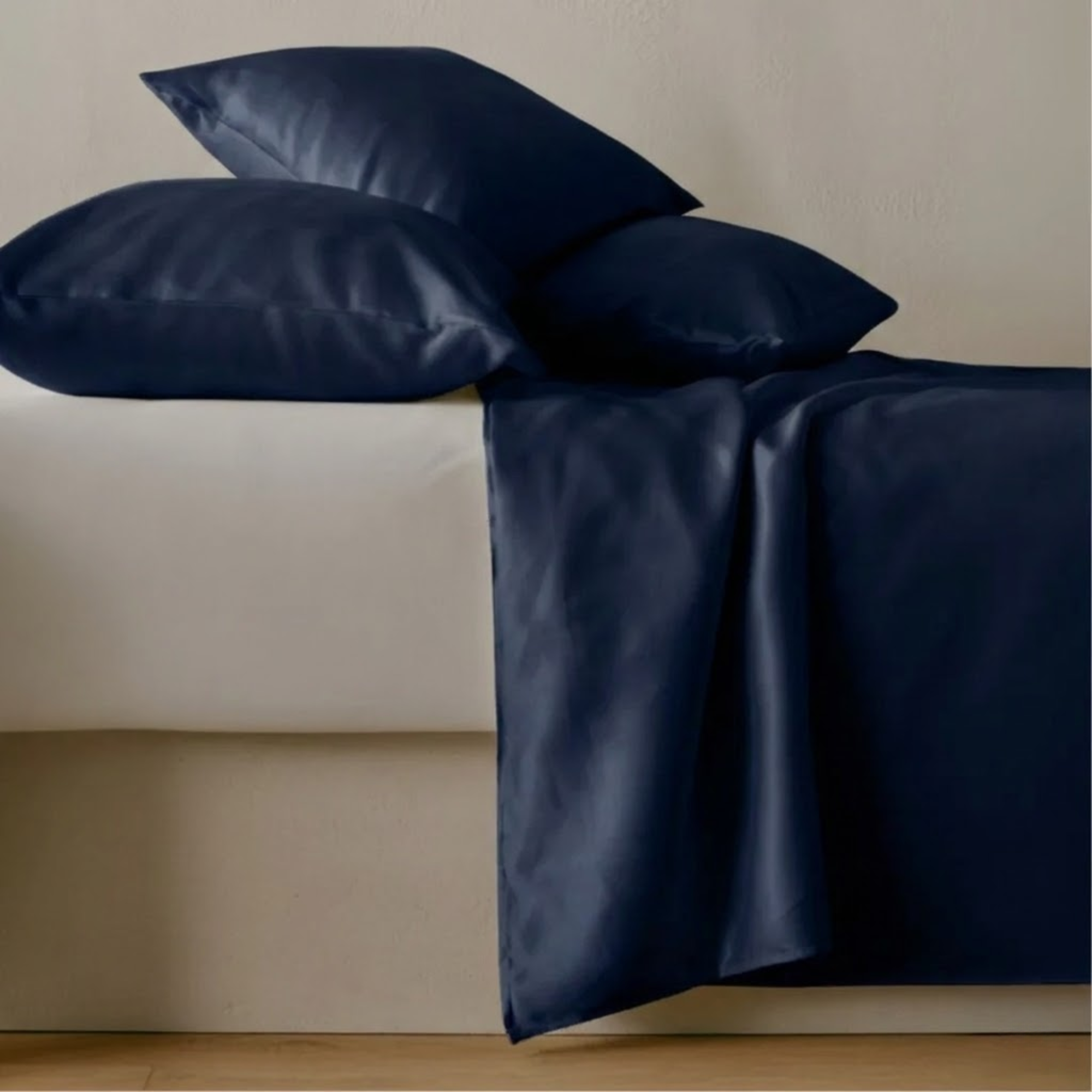 Zijden laken Navy - 22MM Satijn