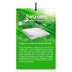 Bamboe zomerdekbed - Outlet