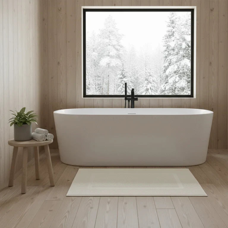 Vloerhanddoek van Katoen 50×80 cm –  Créme