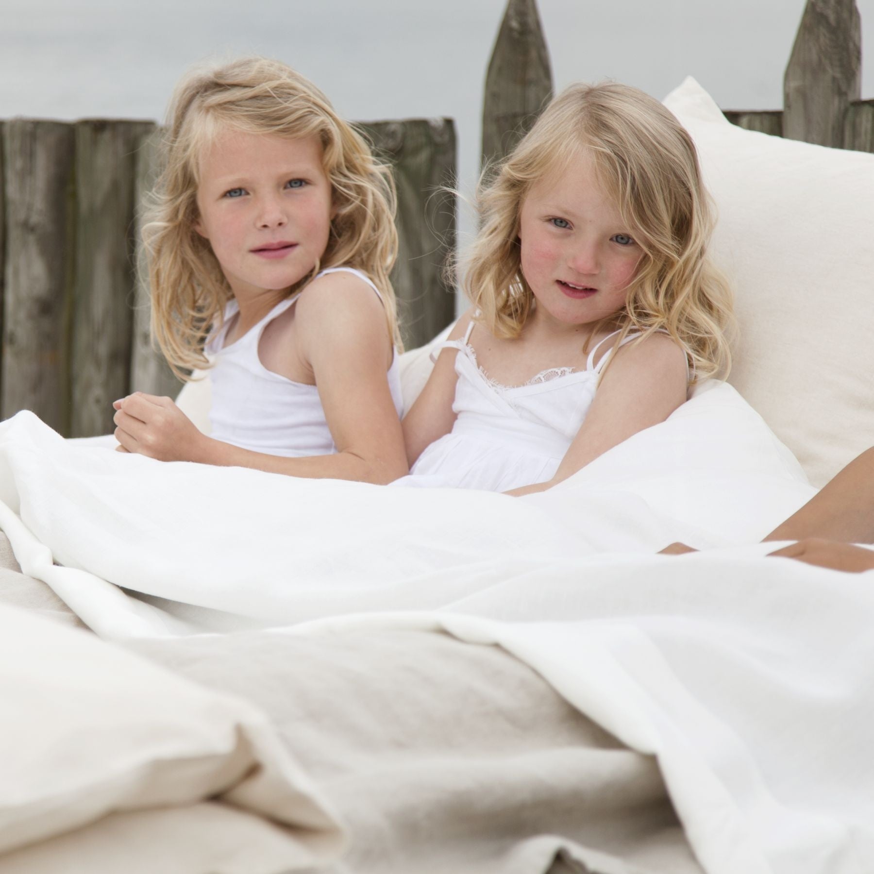 Libeco Linnen Bovenlaken - Heritage - White