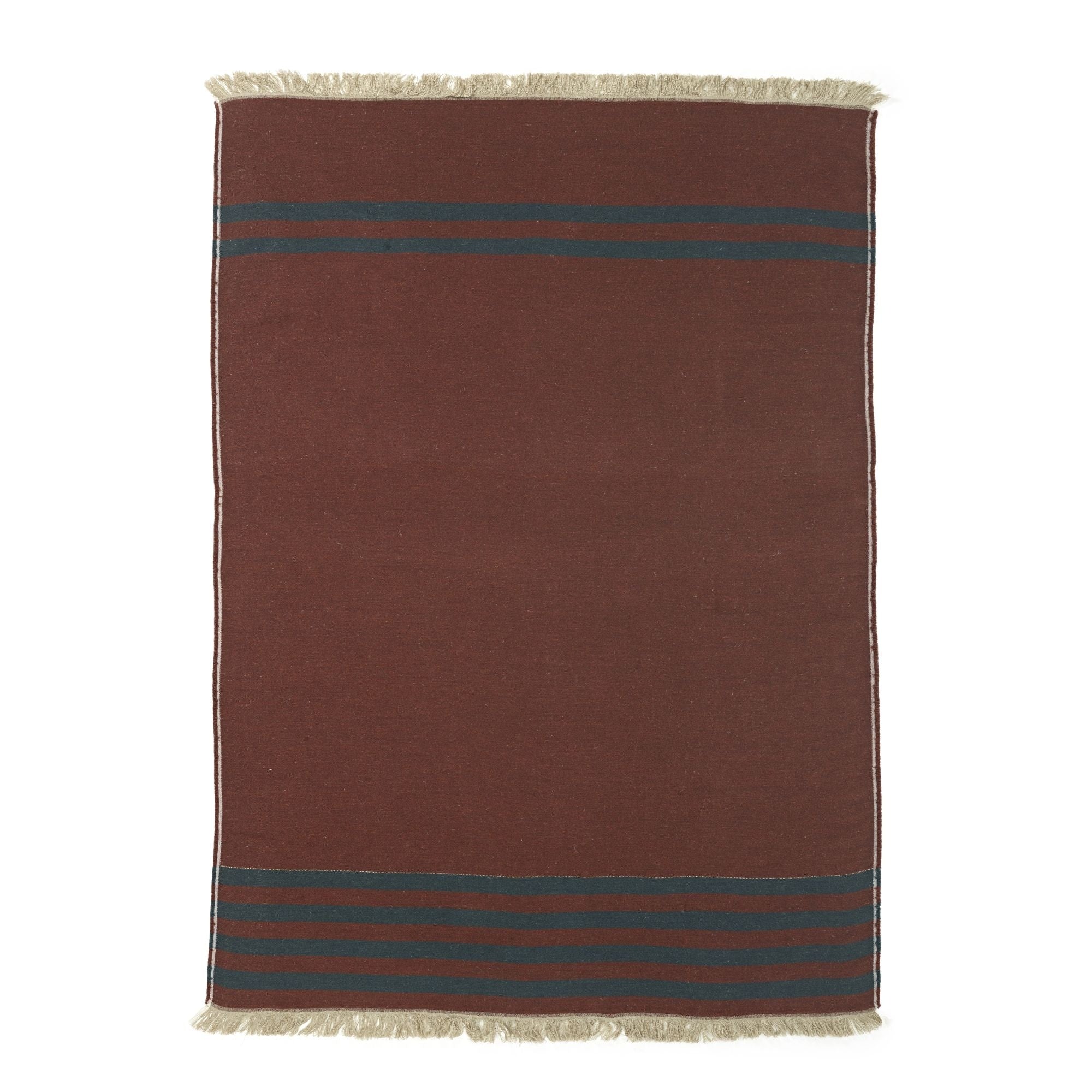 Libeco Linnen Plaid - Juniper - Leather