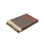 Libeco Linnen Plaid - Juniper - Leather