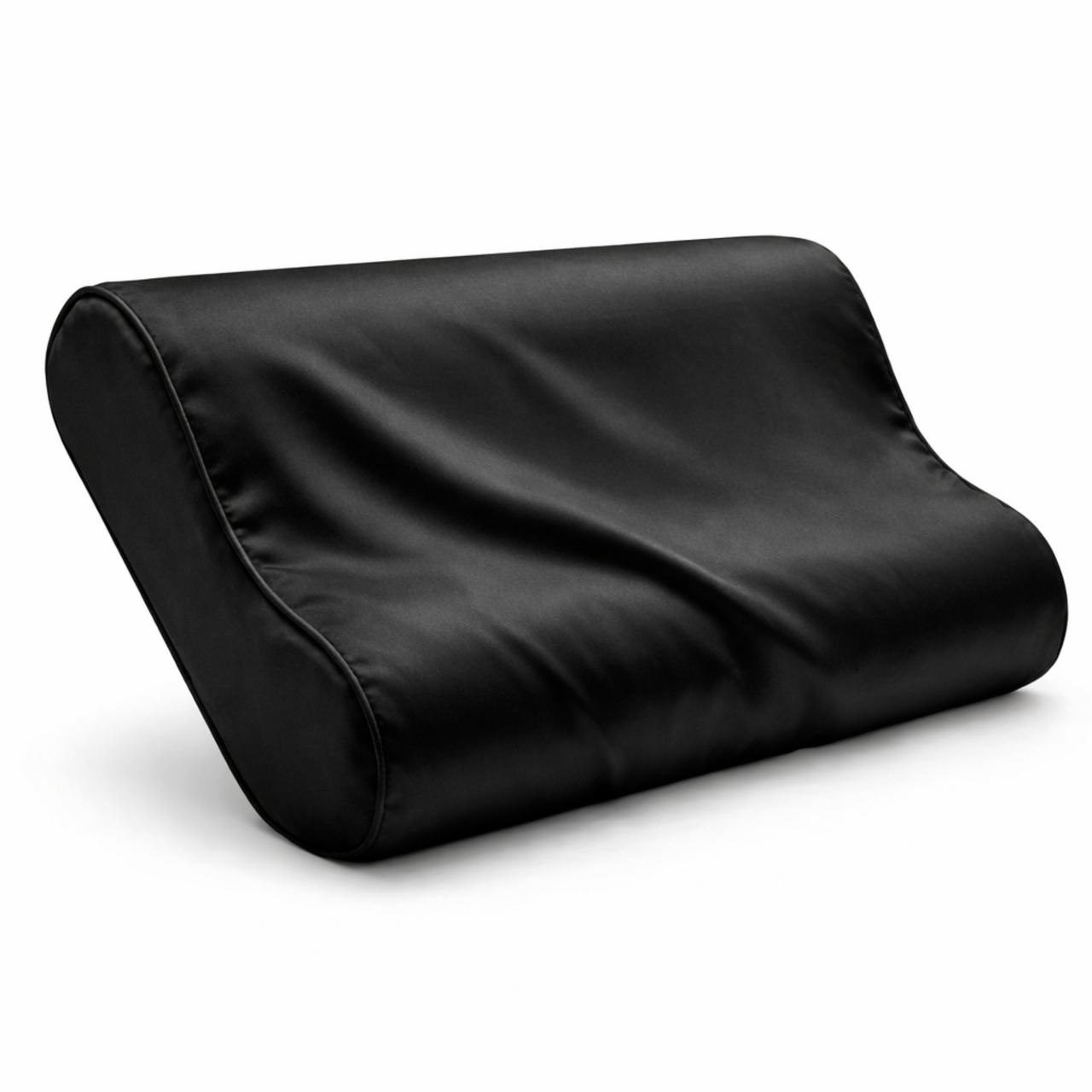 Zijden Kussensloop Black Pearl Ergonomisch - 19MM