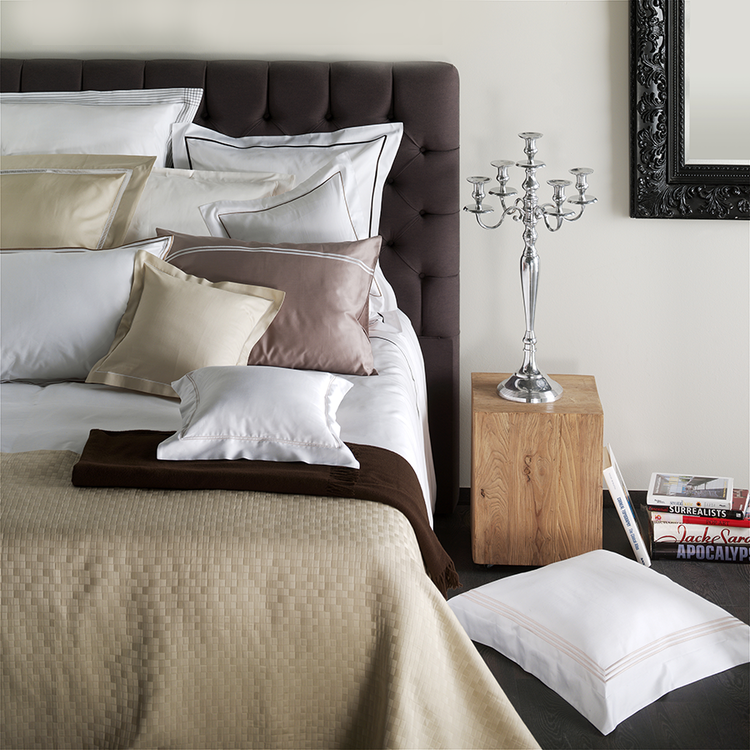 Egyptisch Katoen Satijnen 600TC Dekbedovertrek Virgo Wit - 140x220cm - Outlet