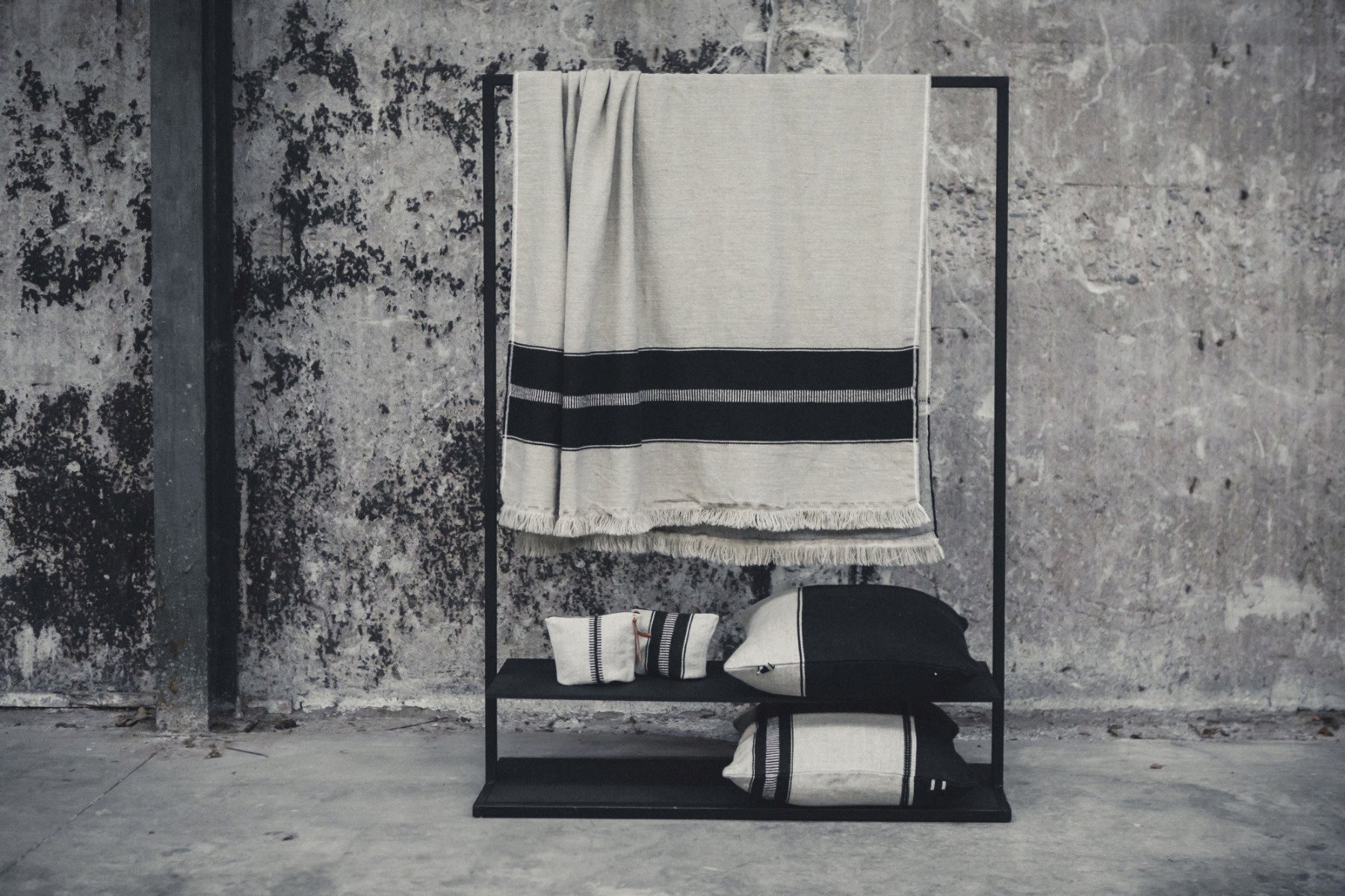 Libeco Linnen Plaid - Marshall - Multi stripe