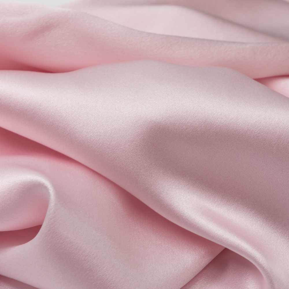 Zijden Kussensloop Vintage Roze met Zilver Ionen - 22MM