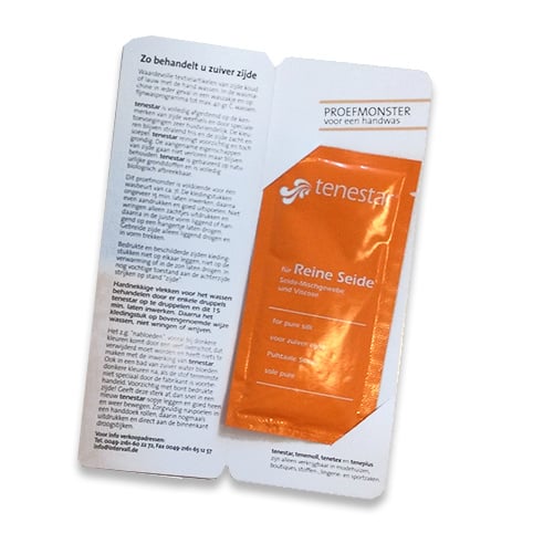 Zijdewasmiddel Tenestar  proef sachet