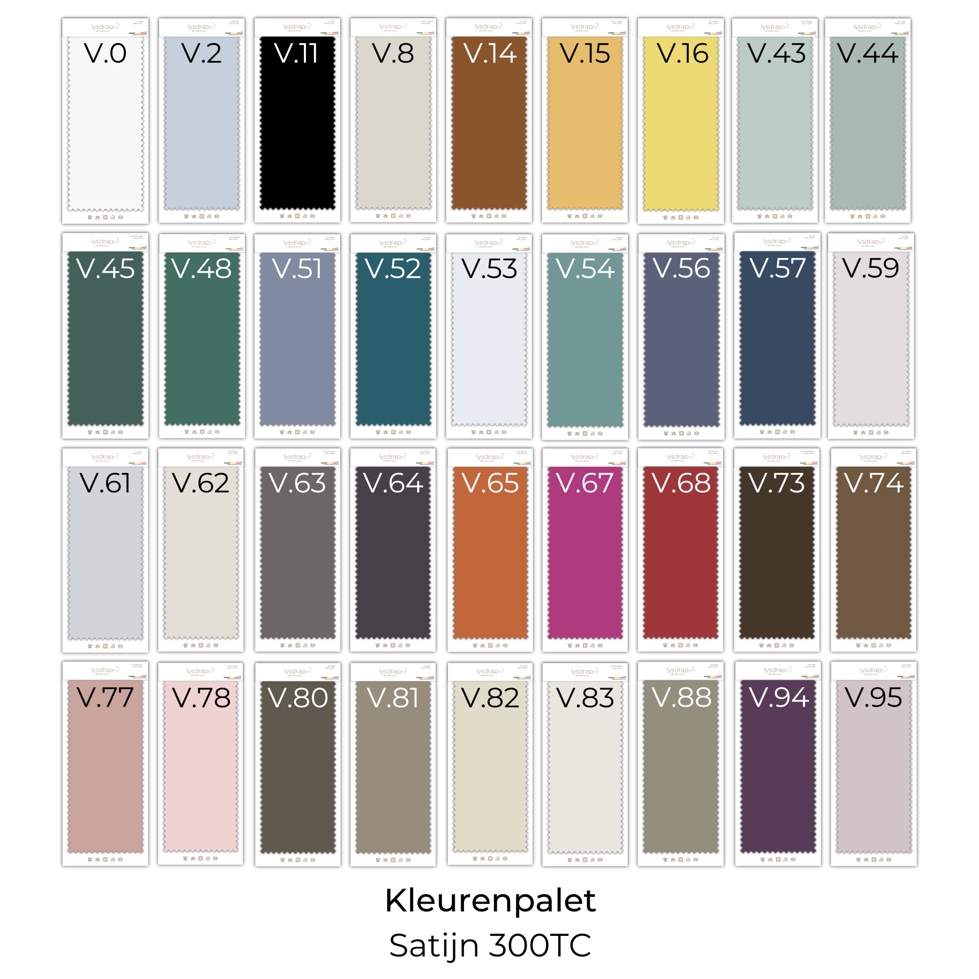 Egyptisch Katoen Satijnen 300TC Laken - 2 kleuren - Square