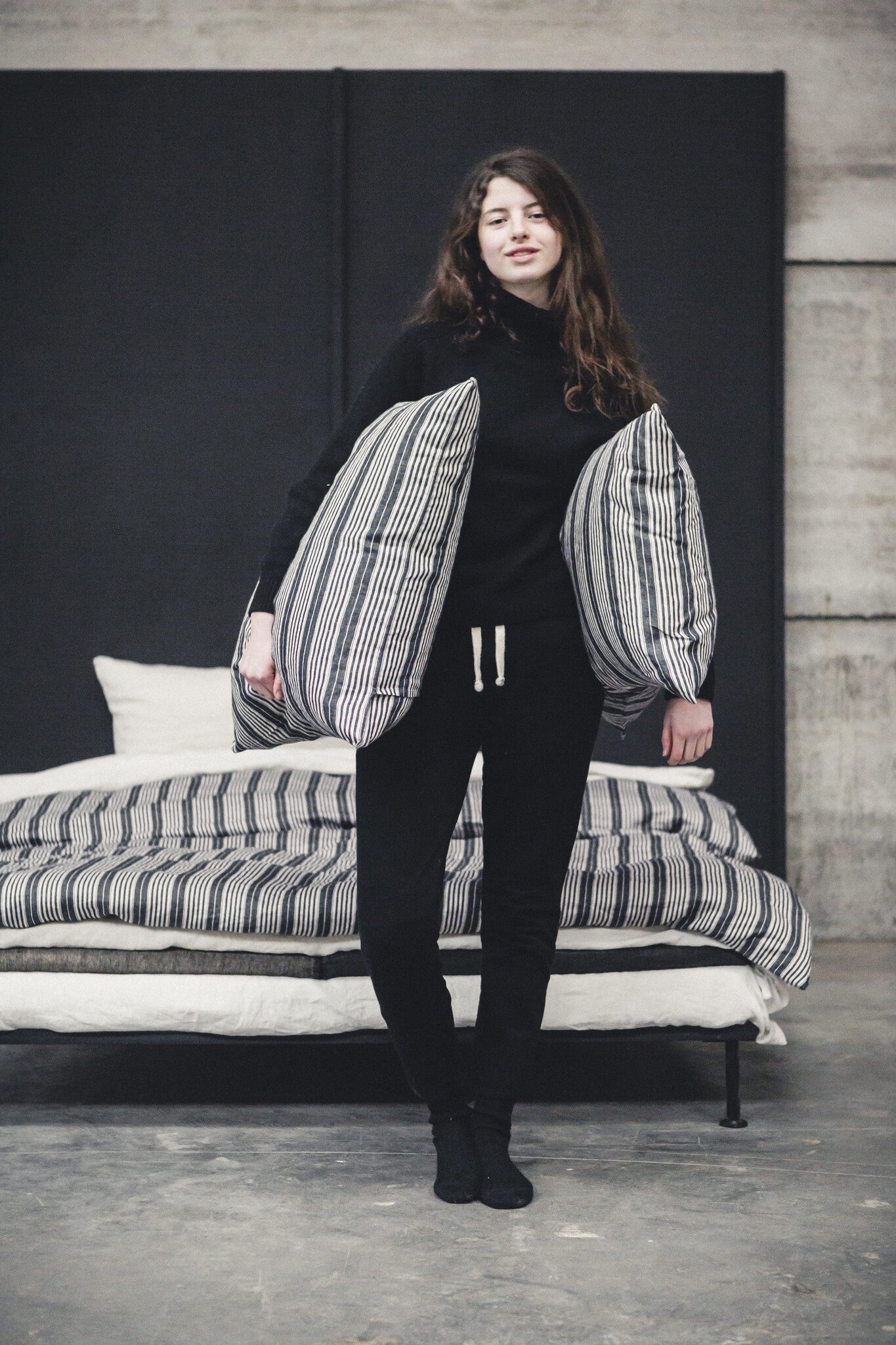 Libeco Linnen Kussensloop - The Tack - Stripe